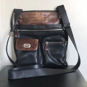 Brown/Black satchel bag